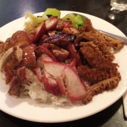 L-R: Roast Duck, BBQ Pork and Delicious (so delicious) Tripe